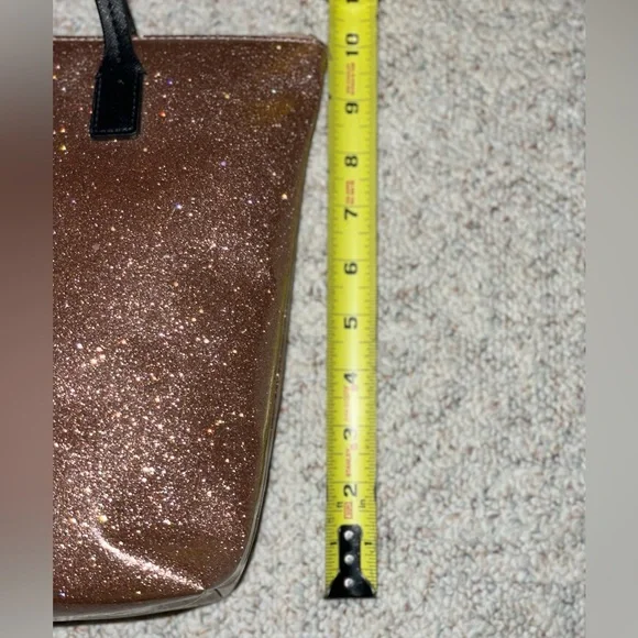 Kate Spade Glitter Tote Bag - Rose Gold - Picture 10 of 12